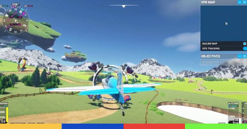 Vidéo : des courses de Mario Kart avec les avions de Flight Simulator ? Vous ne rêvez pas