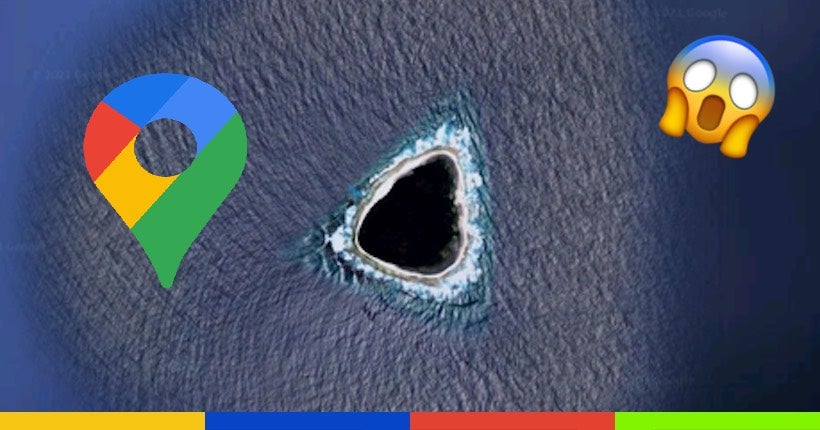 Google Maps : un "trou noir" en plein milieu de l’océan affole les internautes