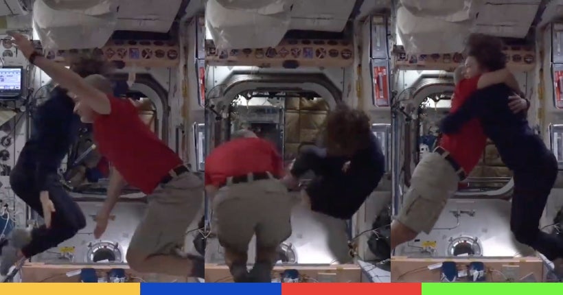 Vidéo : ces deux astronautes ont inventé la meilleure danse de l’espace