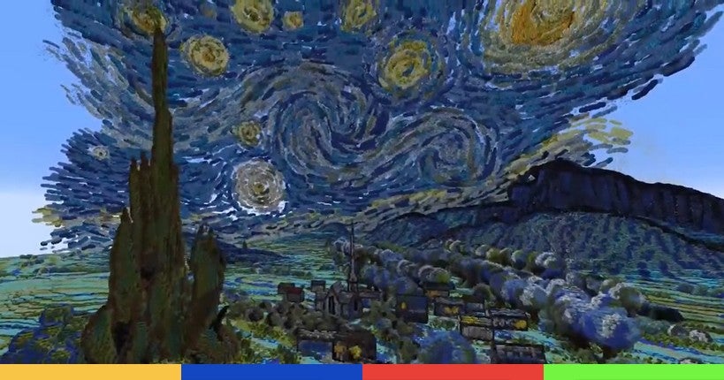 La Nuit étoilée de Van Gogh dans Minecraft est l’une des plus belles choses jamais créées